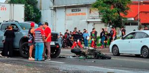 ¡BIKER PIERDE LA VIDA POR ENCONTRONAZO!