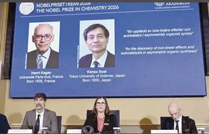 ¡NOBEL DE QUÍMICA A INVESTIGADORES DEL ESPEJO MOLECULAR!