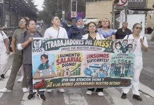¡BLOQUEAN TRABAJADORES DEL IMSS VIALIDADES EN CDMX Y ESTADOS!