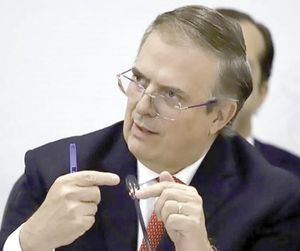 ¡DICE EBRARD QUE 80% DE COMERCIO CON EU SIGUE SIN ARANCELES!