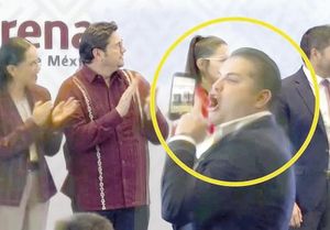 ¡'FICHADOS' POR EU RODEAN A CANDIDATA DE MORENA EN BC!
