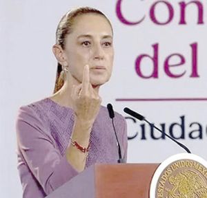 ¡RECHAZA LA PRESIDENTA PREGUNTA DE MAL FINANCIAMIENTO A SU CAMPAÑA!