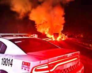 ¡CHOCA Y SE INCENDIA CAMIÓN EN LA AUTOPISTA!