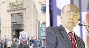 ¡EX TRABAJADORES DE LUZ FUERZA PROTESTAN CONTRA CALDERÓN!