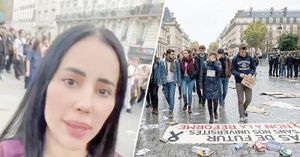 ¡SANDRA CUEVAS CONVOCA MARCHA EN FRANCIA!