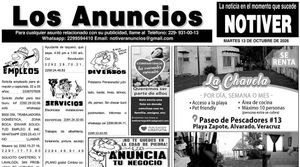 ...LOS ANUNCIOS, AVISOS Y DEMÁS! - LUNES, 12 DE OCTUBRE 2026