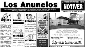 ...LOS ANUNCIOS, AVISOS Y DEMÁS! - SÁBADO, 17 DE OCTUBRE 2026