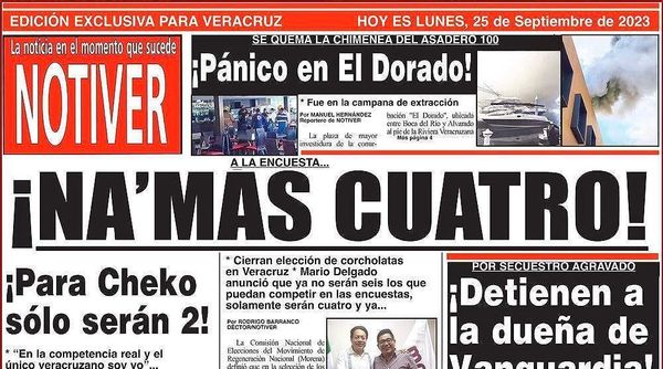 LA PORTADA - LUNES, 25 DE SEPTIEMBRE 2023