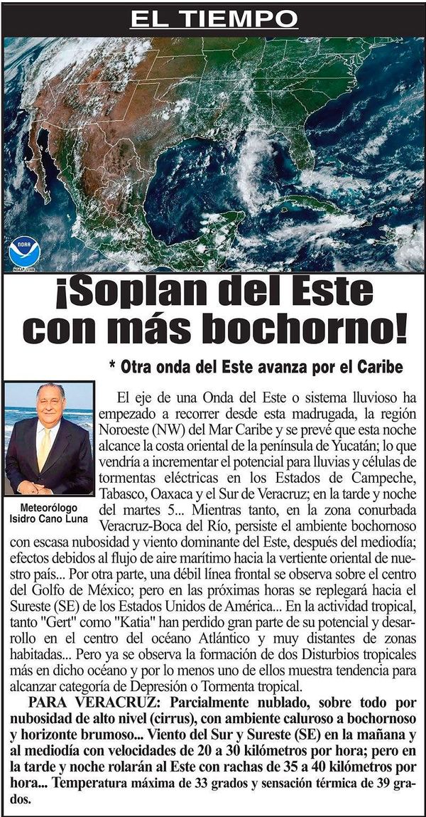 ¡SOPLAN DEL ESTE CON MÁS BOCHORNO!