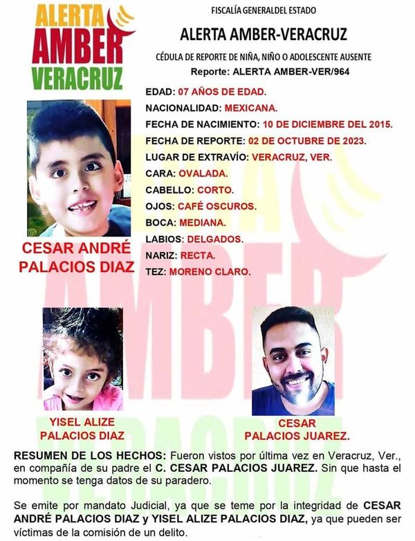 ¡DESAPARECEN DOS HERMANITOS  Y SU PAPÁ!