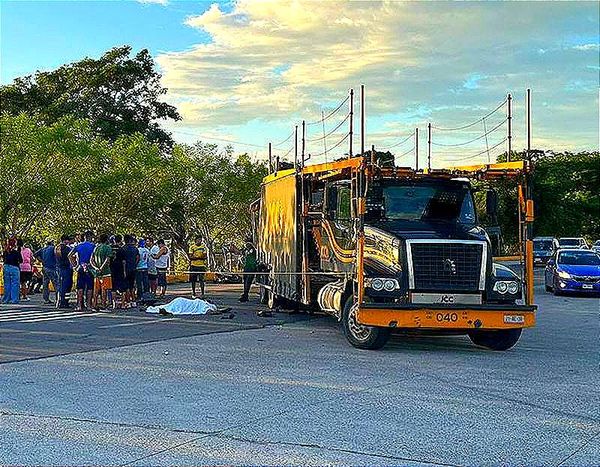 ¡“EL CACHETES” EL MOTOCICLISTA QUE MURIÓ AL IMPACTARSE CON LA NODRIZA!