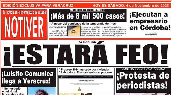LA PORTADA - SÁBADO, 4 DE NOVIEMBRE 2023