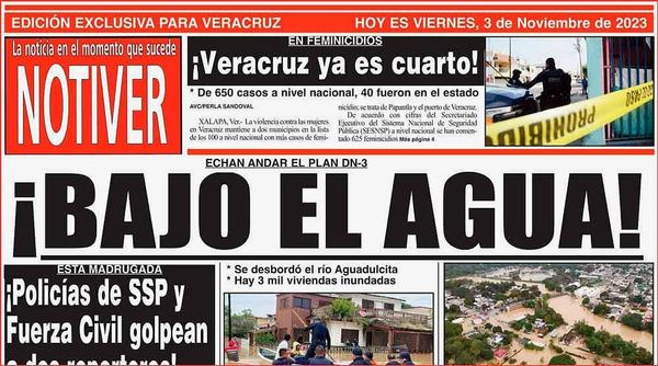 LA PORTADA - VIERNES, 3 DE NOVIEMBRE 2023