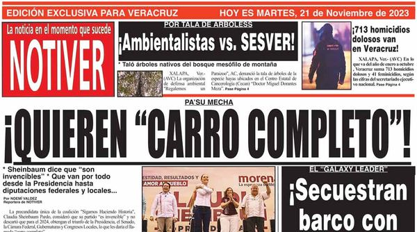 LA PORTADA - MARTES, 21 DE NOVIEMBRE 2023