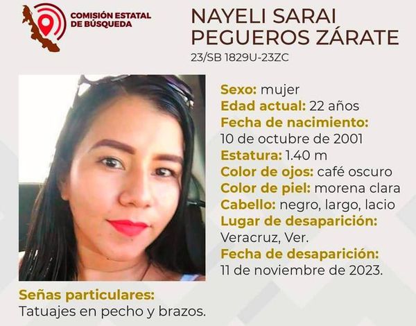 ¡DESAPARECE NAYELI SARAI!