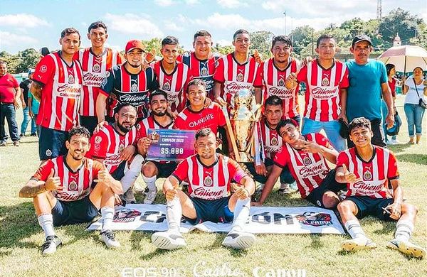 ¡DIGNOS CAMPEONES! -De la Liga de Futbol "La Fama" de Tierra Colorada