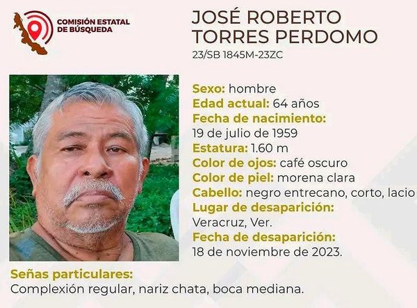 ¡DESAPARECE JOSÉ ROBERTO!