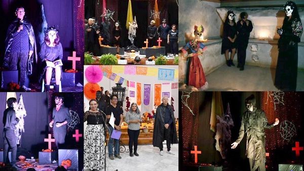 LA GALERÍA DE ALTARES A FIELES DIFUNTOS...