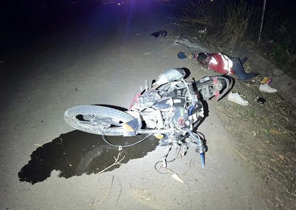 ¡MUERE EN DERRAPÓN DE MOTO EN JAMAPA!
