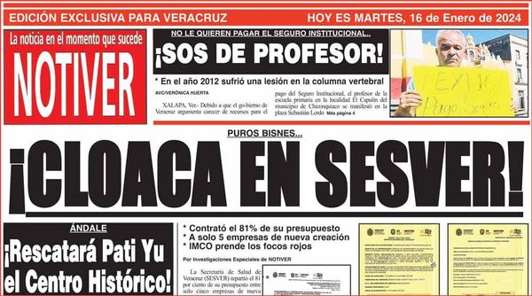 LA PORTADA - MARTES 16 DE ENERO 2024