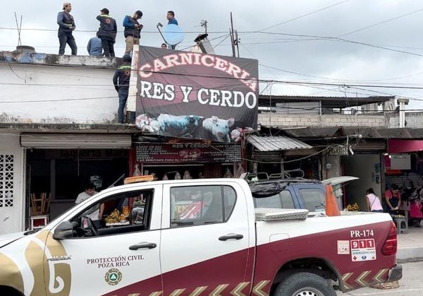 ¡FUGA DE GAS EN LAS FONDAS DE MERCADO EN POZA RICA!