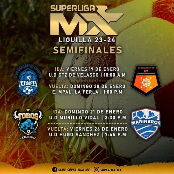 ¡LISTAS SEMIFINALES EN LA SÚPER LIGA MX!