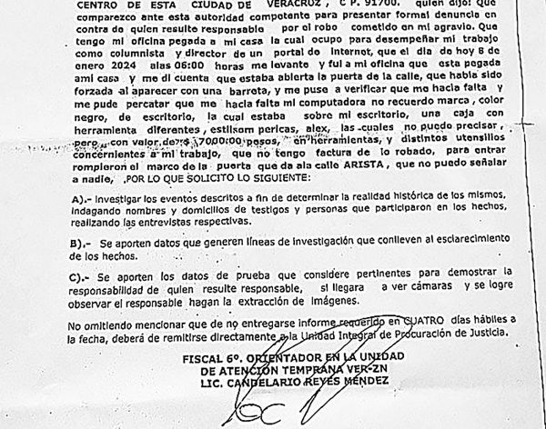 ¡SAQUEAN OFICINA DEL PERIODISTA JOSÉ LUIS LOYO!