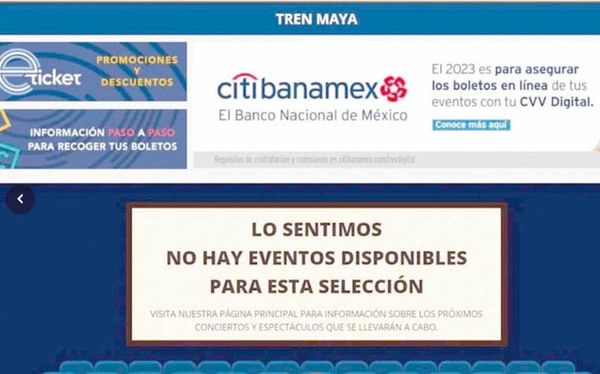 ¡FALLA EL TREN MAYA!