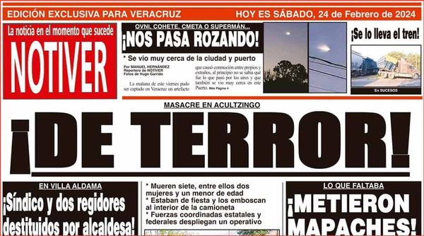 LA PORTADA - SÁBADO 24 DE FEBRERO 2024