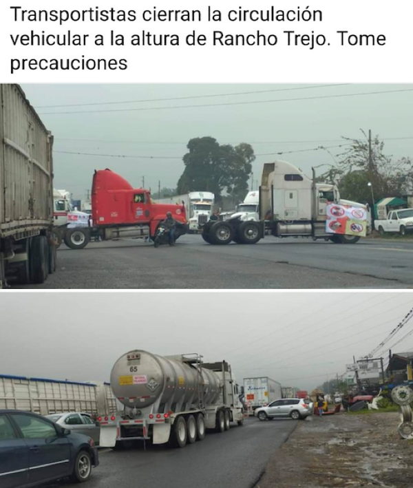 ¡PARO NACIONAL DE TRANSPORTE HASTA EL 15!