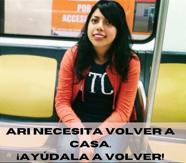 ¡NO APARECE ARI! -Desapareció Desde el 2 de Febrero