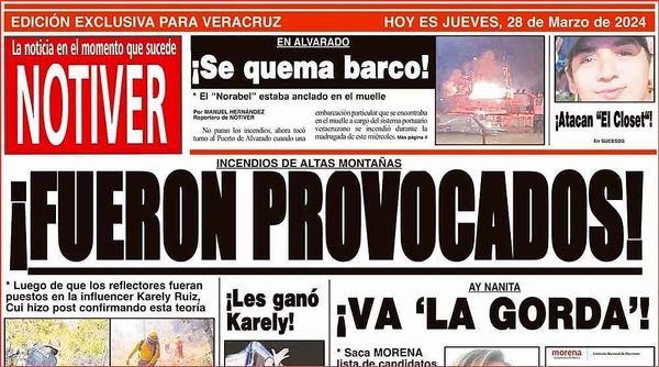 LA PORTADA - JUEVES 28 DE MARZO 2024