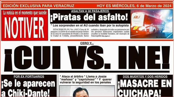 LA PORTADA - MIÉRCOLES 6 DE MARZO 2024