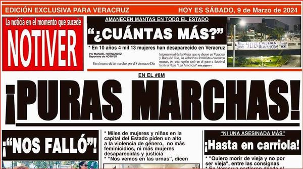 LA PORTADA - SÁBADO 9 DE MARZO 2024