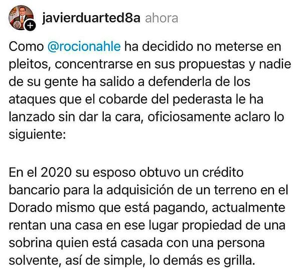 ¡DUARTE YA ES VO-CERO! - * Desde la Cárcel dice que Conoce al Esposo…
