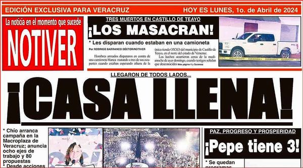 LA PORTADA - LUNES 1 DE ABRIL 2024