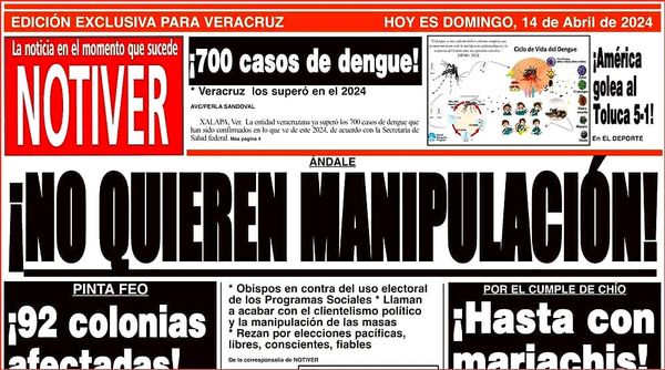 LA PORTADA - DOMINGO 14 DE ABRIL 2024