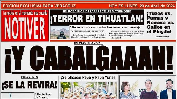 LA PORTADA - LUNES 29 DE ABRIL 2024