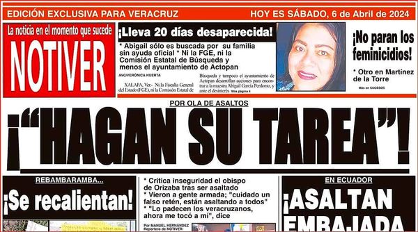 LA PORTADA - SÁBADO 6 DE ABRIL 2024