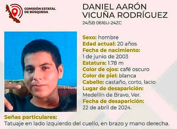 ¡DESAPARECE DANIEL AARÓN!