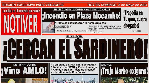 LA PORTADA - DOMINGO 5 DE MAYO 2024