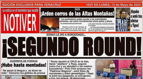 LA PORTADA - LUNES 13 DE MAYO 2024