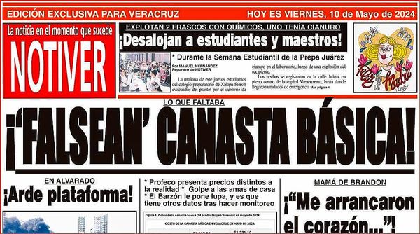 LA PORTADA - VIERNES 10 DE MAYO 2024