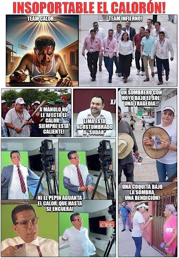 NOTI-MEME | - INSOPORTABLE EL CALORÓN!