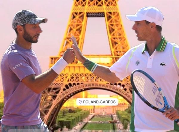 ¡SANTY Y GIULIANA EN ACCIÓN EN ROLAND GARROS!