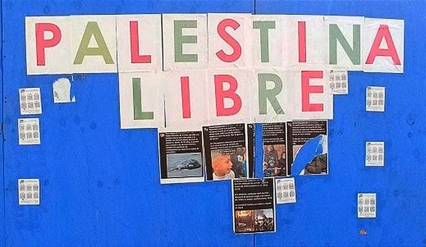 ¡MENSAJE PRO-PALESTINA EN EL ZÓCALO!