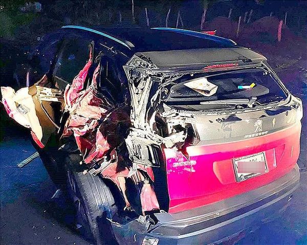¡CARAMBOLAZO! - *UNA LESIONADA AL IMPACTARSE TRES AUTOS *TIERRA BLANCA-LA TINAJA