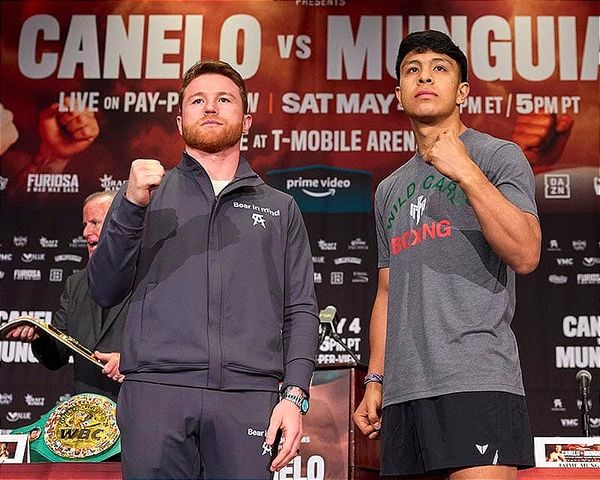 ¡CANELO 75.65 Kg VS  MUNGUÍA 75.93 Kg! - *LA PELEA EN LAS VEGAS