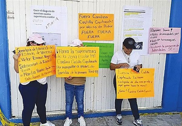 ¡NO QUIEREN A LA SUPERVISORA ESCOLAR!