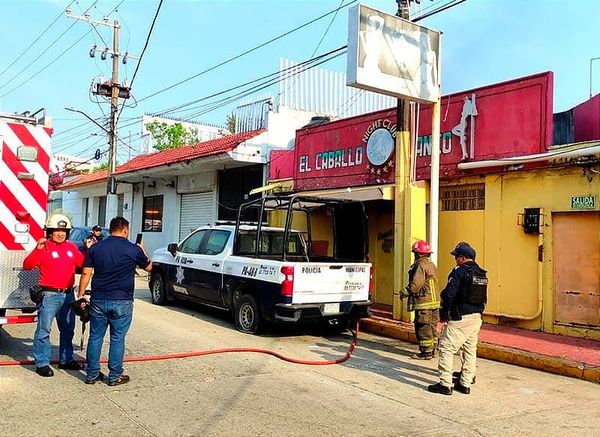 ¡SE INCENDIA EL BAR “CABALLO BLANCO”!